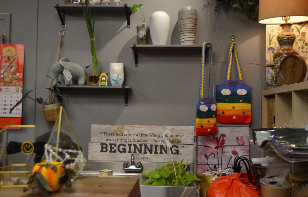 A store in Boston’s Chinatown selling items for sustainable consumption , screaming new beginnings for the world.